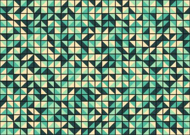 Soyut Geometrik Desen üretken hesaplama sanatı çizimi