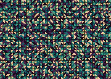 Soyut Geometrik Desen üretken hesaplama sanatı çizimi