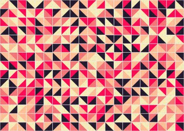 Soyut Geometrik Desen üretken hesaplama sanatı çizimi