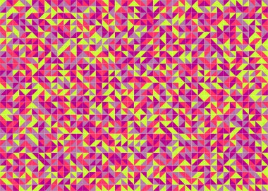 Soyut Geometrik Desen üretken hesaplama sanatı çizimi