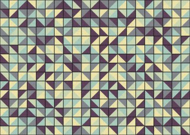 Soyut Geometrik Desen üretken hesaplama sanatı çizimi