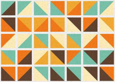 Soyut Geometrik Desen üretken hesaplama sanatı çizimi