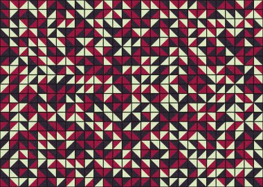 Soyut Geometrik Desen üretken hesaplama sanatı çizimi