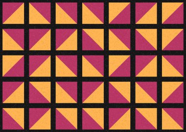 Soyut Geometrik Desen üretken hesaplama sanatı çizimi