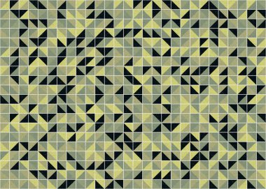 Soyut Geometrik Desen üretken hesaplama sanatı çizimi