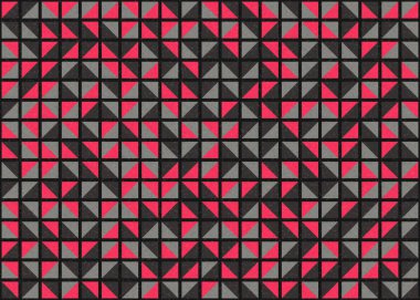 Soyut Geometrik Desen üretken hesaplama sanatı çizimi