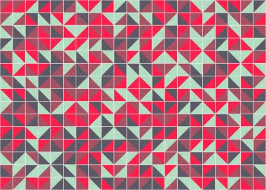 Soyut Geometrik Desen üretken hesaplama sanatı çizimi