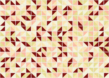 Soyut Geometrik Desen üretken hesaplama sanatı çizimi