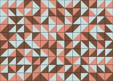 Soyut Geometrik Desen üretken hesaplama sanatı çizimi