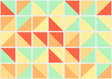 Soyut Geometrik Desen üretken hesaplama sanatı çizimi