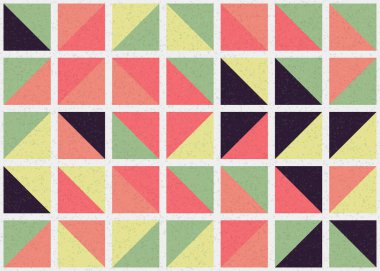 Soyut Geometrik Desen üretken hesaplama sanatı çizimi