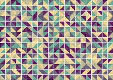 Soyut Geometrik Desen üretken hesaplama sanatı çizimi