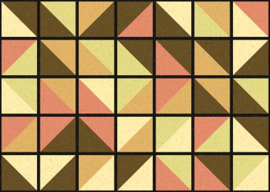 Soyut Geometrik Desen üretken hesaplama sanatı çizimi