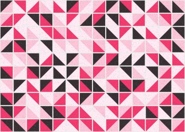 Soyut Geometrik Desen üretken hesaplama sanatı çizimi