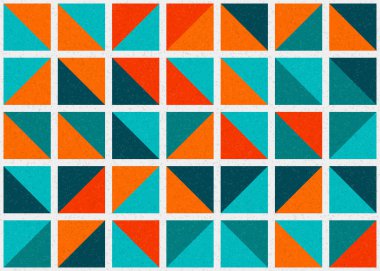 Soyut Geometrik Desen üretken hesaplama sanatı çizimi