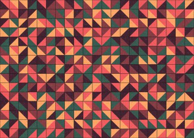 Soyut Geometrik Desen üretken hesaplama sanatı çizimi