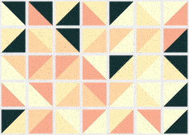 Soyut Geometrik Desen üretken hesaplama sanatı çizimi