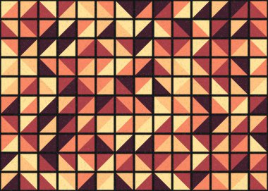 Soyut Geometrik Desen üretken hesaplama sanatı çizimi