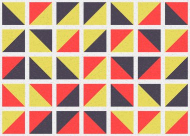 Soyut Geometrik Desen üretken hesaplama sanatı çizimi