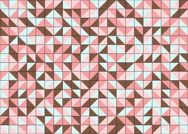 Soyut Geometrik Desen üretken hesaplama sanatı çizimi