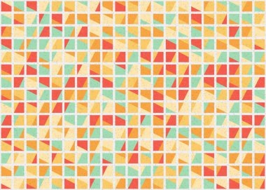 Soyut Geometrik Desen üretken hesaplama sanatı çizimi