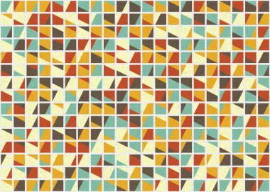 Soyut Geometrik Desen üretken hesaplama sanatı çizimi