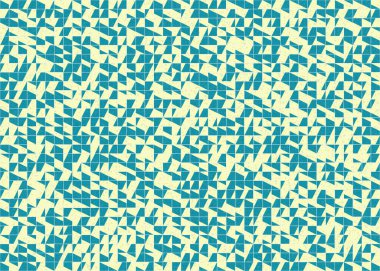 Soyut Geometrik Desen üretken hesaplama sanatı çizimi