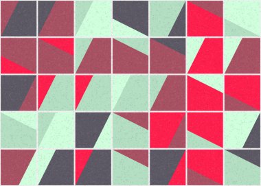 Soyut Geometrik Desen üretken hesaplama sanatı çizimi