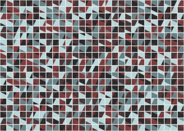 Soyut Geometrik Desen üretken hesaplama sanatı çizimi