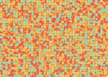 Soyut Geometrik Desen üretken hesaplama sanatı çizimi