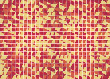 Soyut Geometrik Desen üretken hesaplama sanatı çizimi