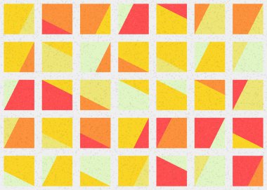 Soyut Geometrik Desen üretken hesaplama sanatı çizimi