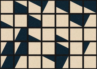 Soyut Geometrik Desen üretken hesaplama sanatı çizimi