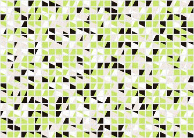 Soyut Geometrik Desen üretken hesaplama sanatı çizimi