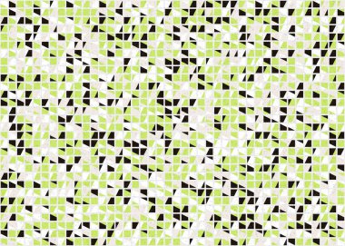 Soyut Geometrik Desen üretken hesaplama sanatı çizimi