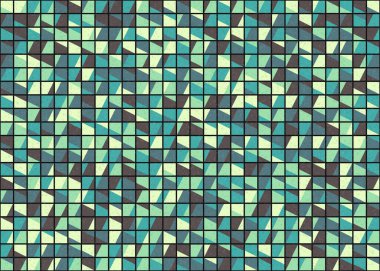 Soyut Geometrik Desen üretken hesaplama sanatı çizimi