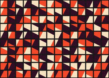 Soyut Geometrik Desen üretken hesaplama sanatı çizimi