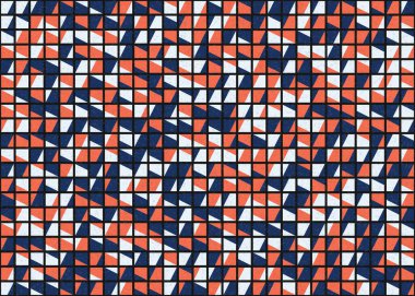 Soyut Geometrik Desen üretken hesaplama sanatı çizimi