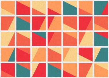 Soyut Geometrik Desen üretken hesaplama sanatı çizimi