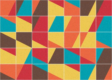 Soyut Geometrik Desen üretken hesaplama sanatı çizimi