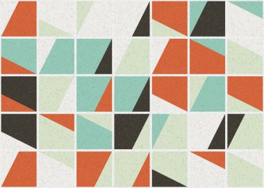 Soyut Geometrik Desen üretken hesaplama sanatı çizimi