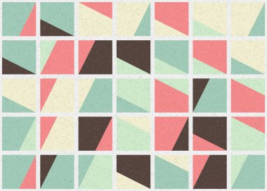 Soyut Geometrik Desen üretken hesaplama sanatı çizimi