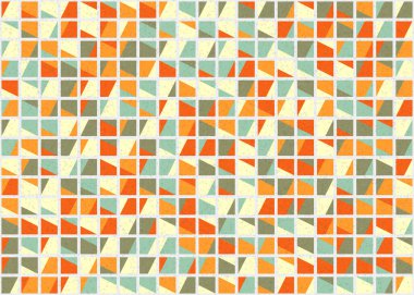 Soyut Geometrik Desen üretken hesaplama sanatı çizimi