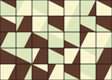 Soyut Geometrik Desen üretken hesaplama sanatı çizimi