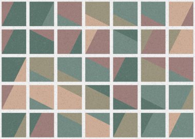 Soyut Geometrik Desen üretken hesaplama sanatı çizimi