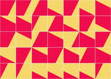 Soyut Geometrik Desen üretken hesaplama sanatı çizimi