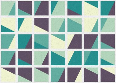 Soyut Geometrik Desen üretken hesaplama sanatı çizimi