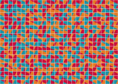 Soyut Geometrik Desen üretken hesaplama sanatı çizimi