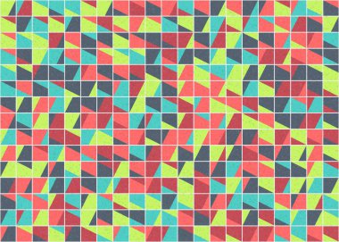 Soyut Geometrik Desen üretken hesaplama sanatı çizimi