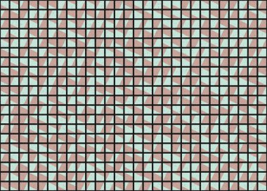 Soyut Geometrik Desen üretken hesaplama sanatı çizimi